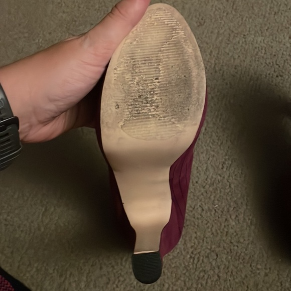 Just Fabulous Purple-Pink Pumps size 9 - Picture 3 of 7